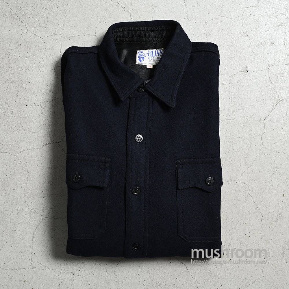 James BLISS CPO WOOL SHIRT WITH ELBOW PATCH（X-LARGE/MINT ...