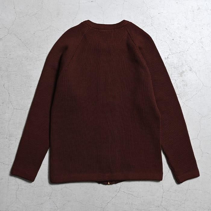 Kaso Knit WOOL CARDIGAN(LARGE/GOOD CONDITION) - 古着屋 Kaso Knit WOOL CARDIGAN(LARGE/GOOD CONDITION) - 古着屋