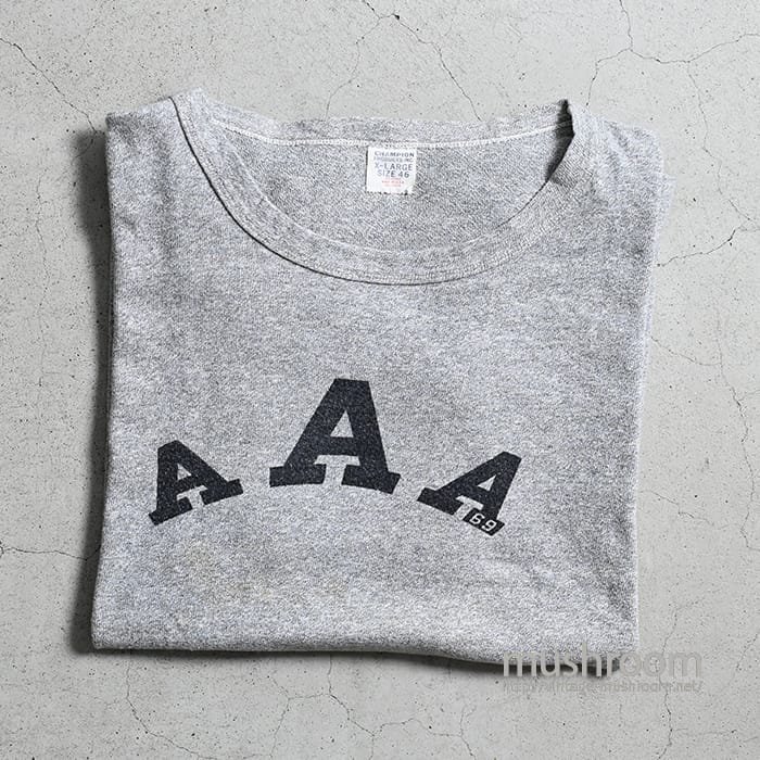 CHAMPION ”AAA” WATER PRINT T-SHIRT（1960'S/X-LARGE） - 古着屋