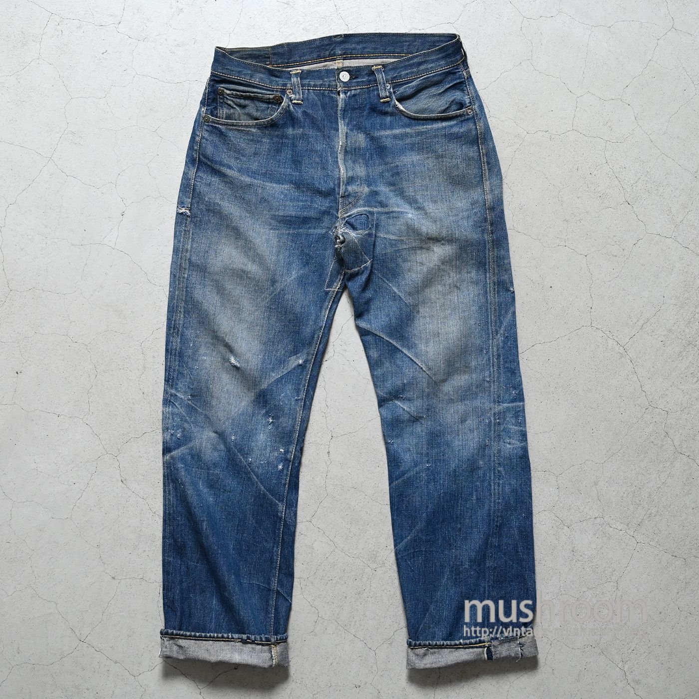 LEVI'S 501XX JEANS（'46 MODEL/AMAZING REPAIR） - 古着屋 