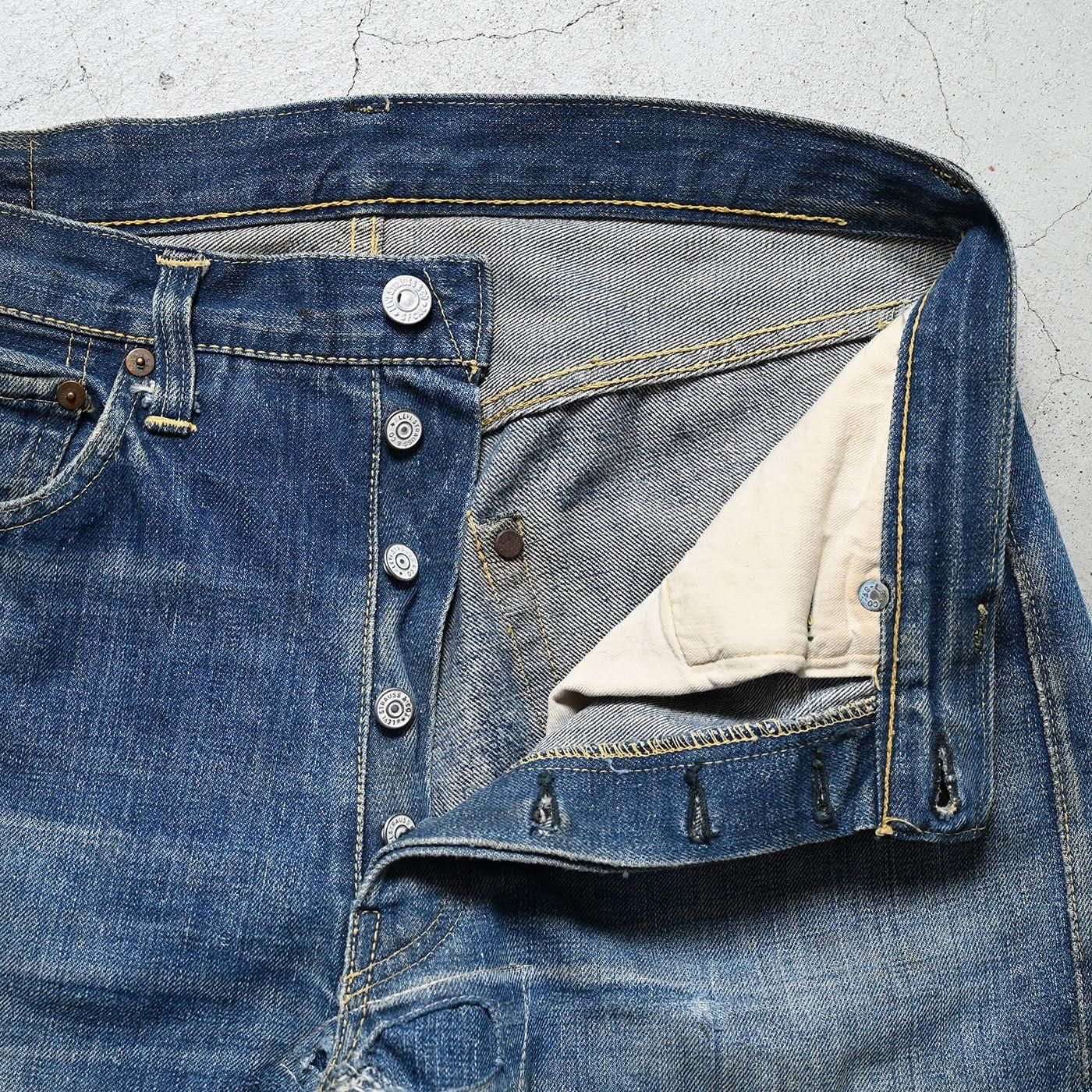 1950s levi's 501xx amazing repair オリジナル 1950s levi's 501xx amazing repair オリジナル - メルカリ