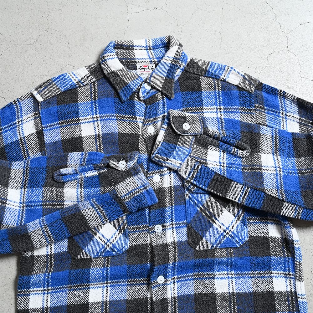 KING KOLE PLAID FLANNEL SHIRT（VERY GOOD CONDITION） - 古着屋