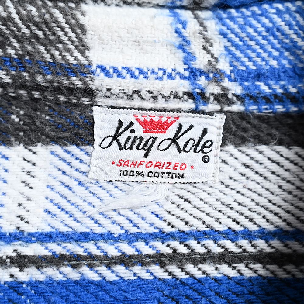 KING KOLE PLAID FLANNEL SHIRT（VERY GOOD CONDITION） - 古着屋