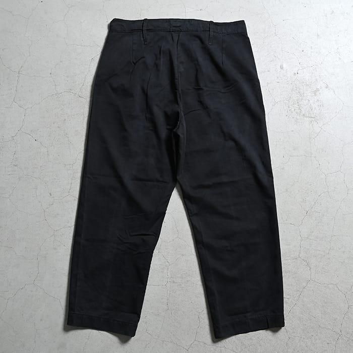 WW2 BRITISH ARMY COTTON DRILL TROUSERS（BLACK DYE） - 古着屋