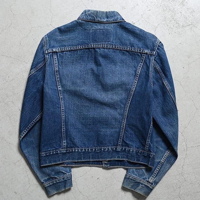 希少 42 リーバイス BIGE denim jacket 557 LEVI'S 557 BIGE DENIM JACKET（SZ 42/UNUSUAL DETAIL） - 古着