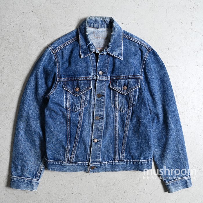 LEVI'S 70505-0217 BIGE DENIM JACKET - 古着屋 ｜ mushroom