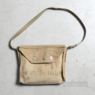 WESTERN UNION MESSANGER SHOULDER BAGGOOD USED CONDITION