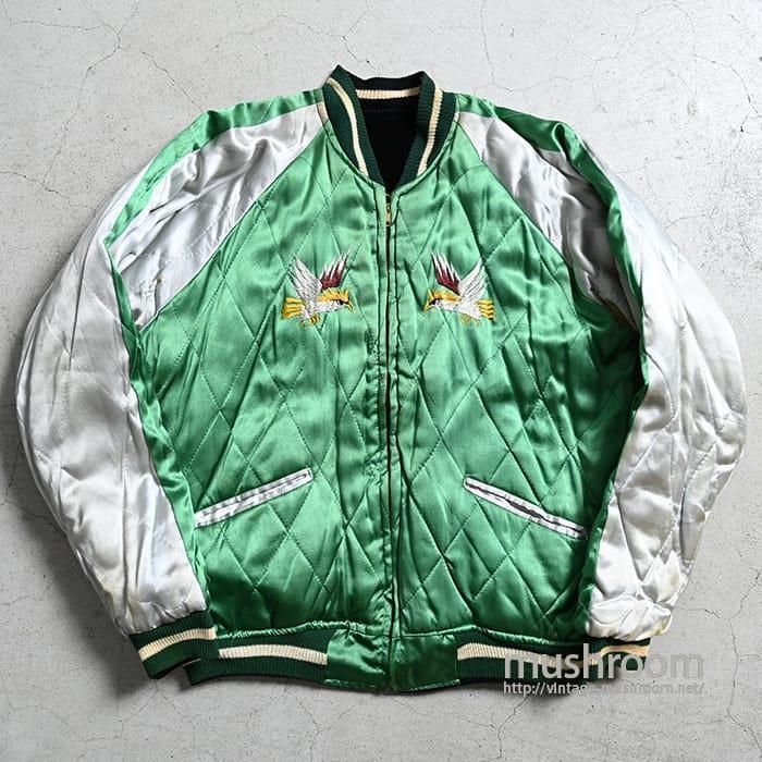 GREENLAND REVERSIBLE SOUVENIR JACKET(POLAR BEAR) - 古着屋 GREENLAND REVERSIBLE SOUVENIR JACKET(POLAR BEAR) - 古着屋