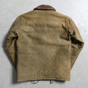 U.S.NAVY N-1 DECK JACKET WITH HAND PAINT