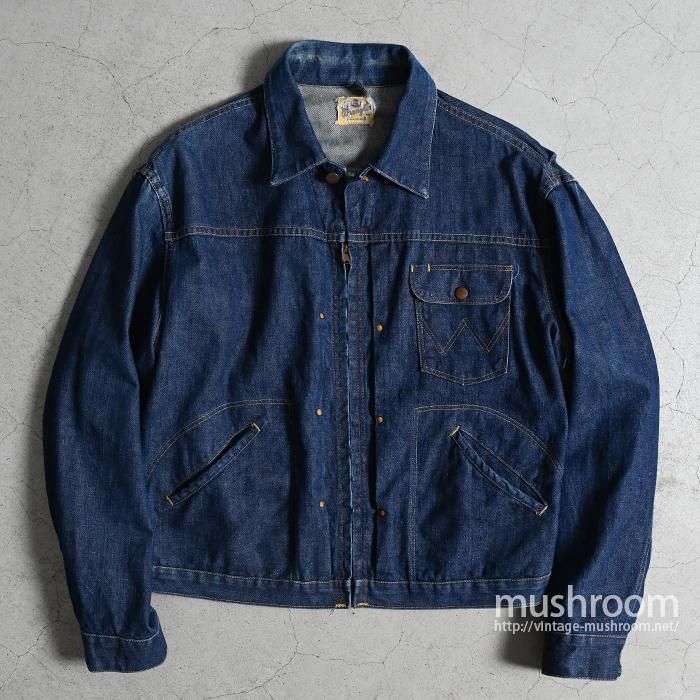 WRANGLER 11MJZ DENIM JACKET（DARK COLOR/SZ 46） - 古着屋
