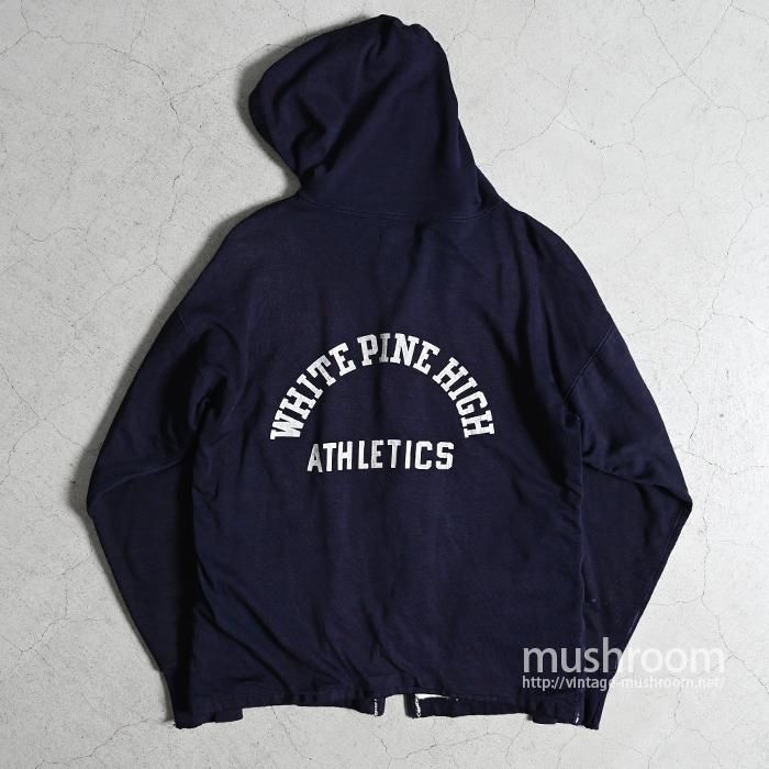 CHAMPION FULL-ZIP W/F SWEAT HOODY WITH BACK PRINT（BIG RUNNING TAG