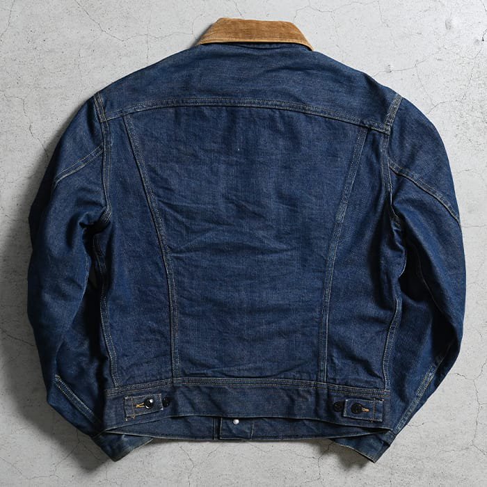 Lee 101-LJ STORM RIDER DENIM JACKET WITH HANDPAINT（DARK COLOR/SZ