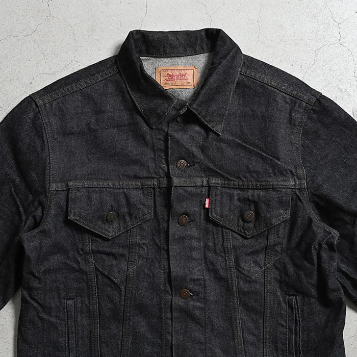 LEVI'S 70506-0259 BLACK DENIM JACKET（MAYBE..DEADSTOCK/SZ 42R