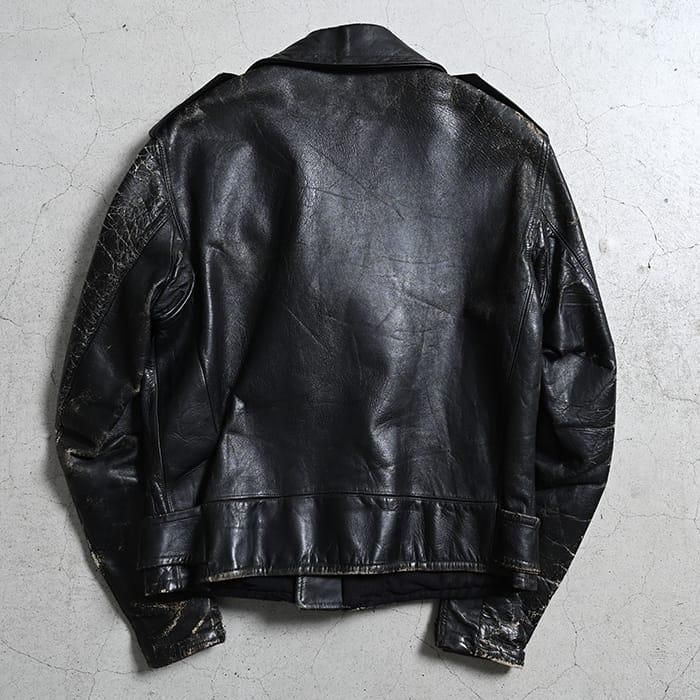 BECK NORTHEASTER 333 M/C LEATHER JACKET - 古着屋 | mushroom BECK NORTHEASTER 333 M/C LEATHER JACKET - 古着屋 | mushroom