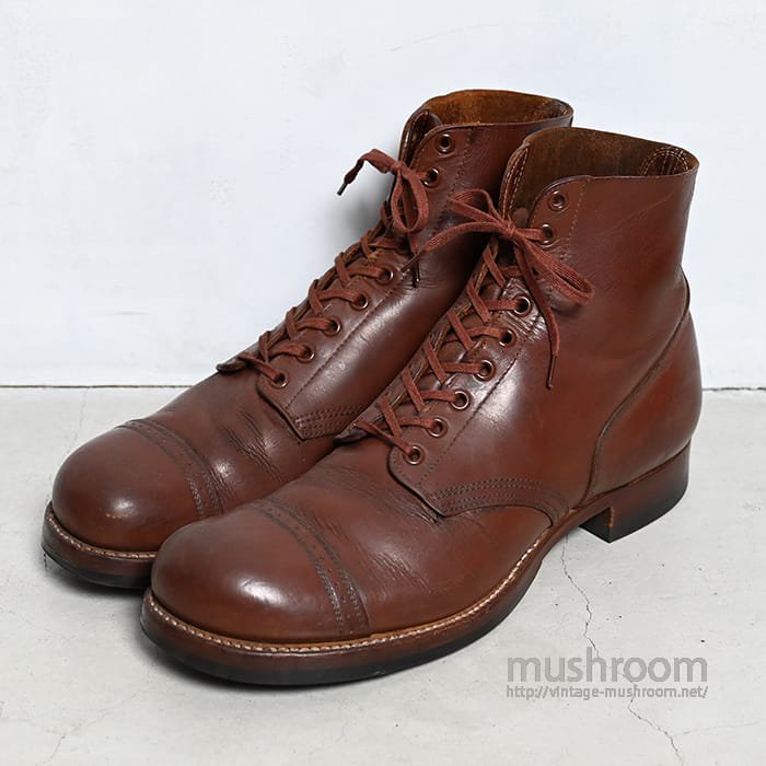 WW2 U.S.ARMY TYPE-2 LEATHER BOOTS（SZ 9 L/GOOD CONDITION） - 古着屋 ｜  mushroom(マッシュルーム) ヴィンテージクロージングストア