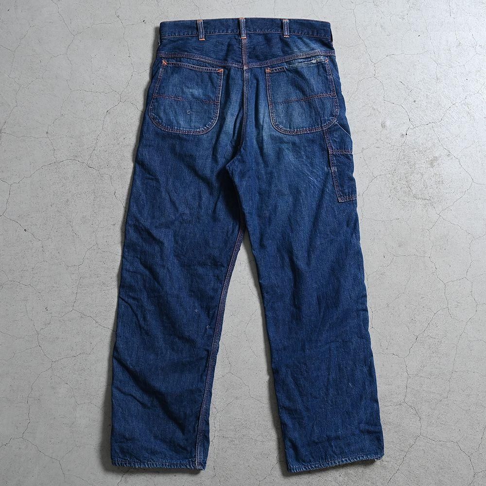 STRONG RELIABLE DENIM PAINTER PANTS WITH FLANNEL LINING