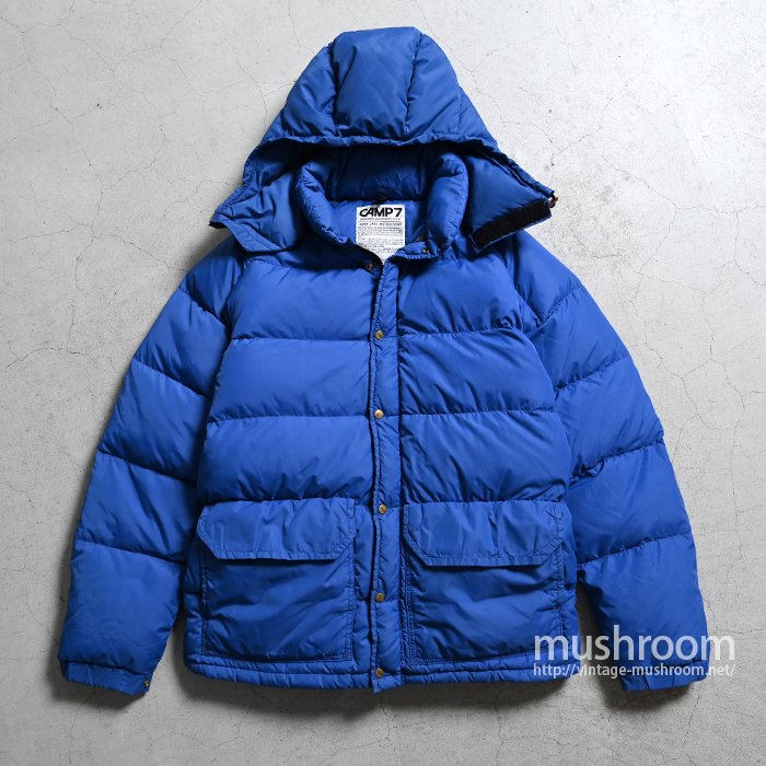 CAMP 7 DOWN JACKET WITH HOODY（1970'S） - 古着屋 ｜ mushroom