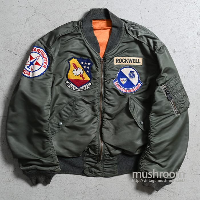 USAF L-2B FLIGHT JACKET WITH PACTH（'64/LARGE） - 古着屋 