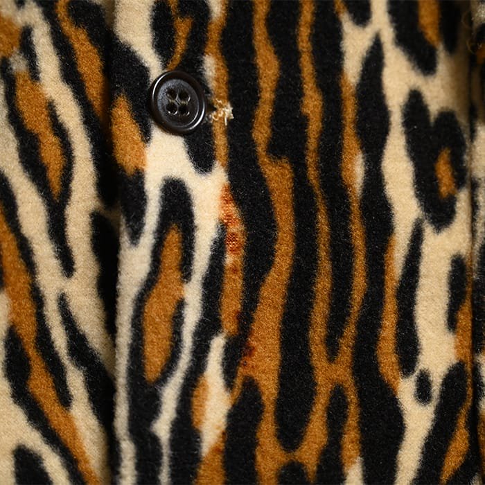 DEL MAR LEOPARD PATTERN L/S BOX SHIRT（DEADSTOCK/MEDIUM） - 古着屋 ｜  mushroom(マッシュルーム) ヴィンテージクロージングストア