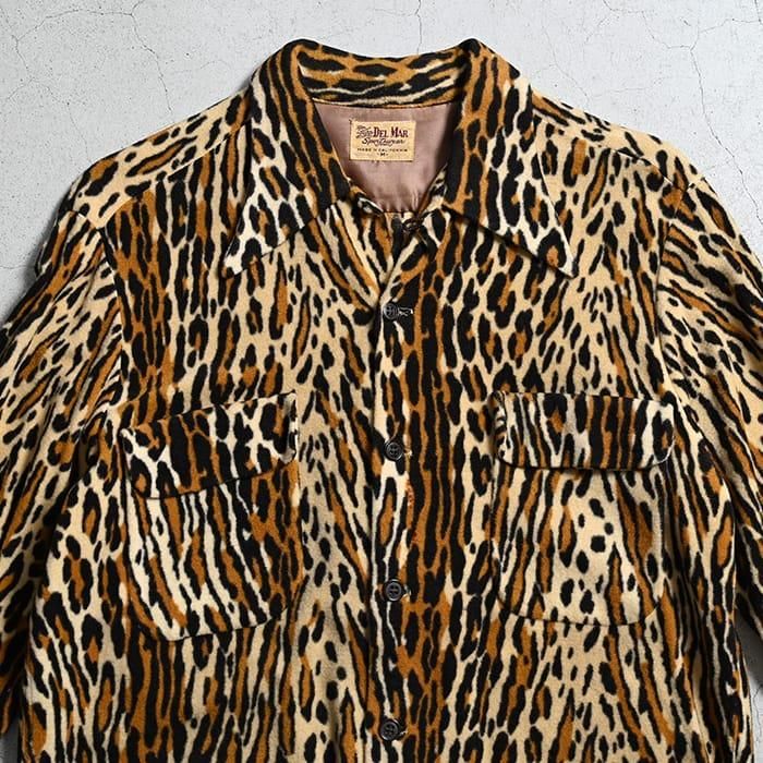 DEL MAR LEOPARD PATTERN L/S BOX SHIRT（DEADSTOCK/MEDIUM
