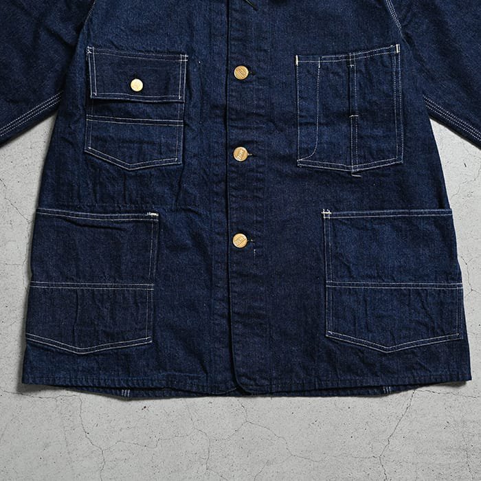 HERCULES DENIM COVERALL WITH CHINSTRAP（SUPER MINT） - 古着屋 