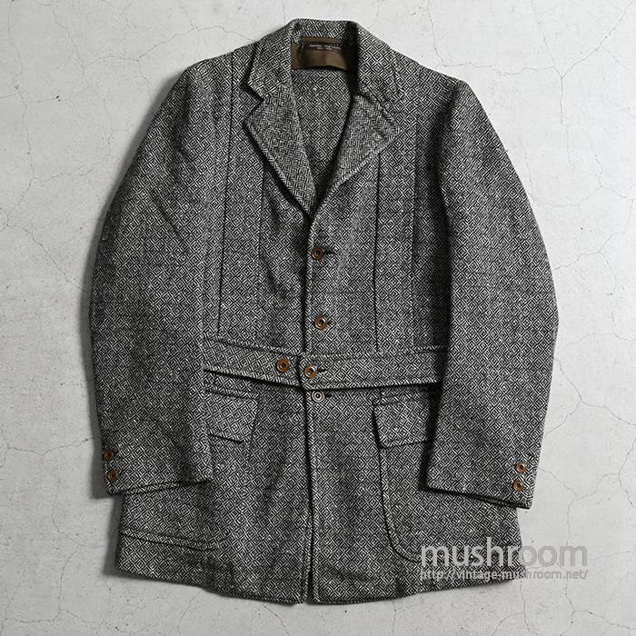 BROOKS BROTHERS DEFORMATION TWEED NORFOLK COAT（ALMOST DEADSTOCK） - 古着屋 ｜  mushroom(マッシュルーム) ヴィンテージクロージングストア