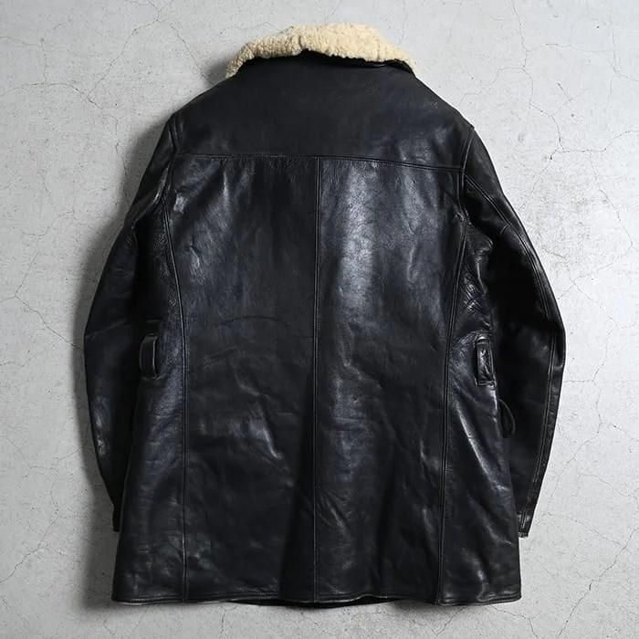 30's 馬タグヘラクレスヴィンテージカーコート 30s HERCULES HORSE HIDE LEATHER CARCOAT SIZE ML - MATIN