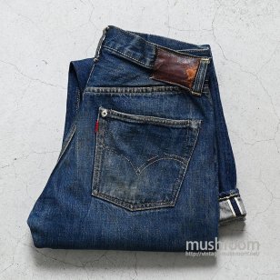 LEVI'S 501XX JEANS WITH LEATHER PATCHʡ46 MODEL/ONE SIDE TAB
