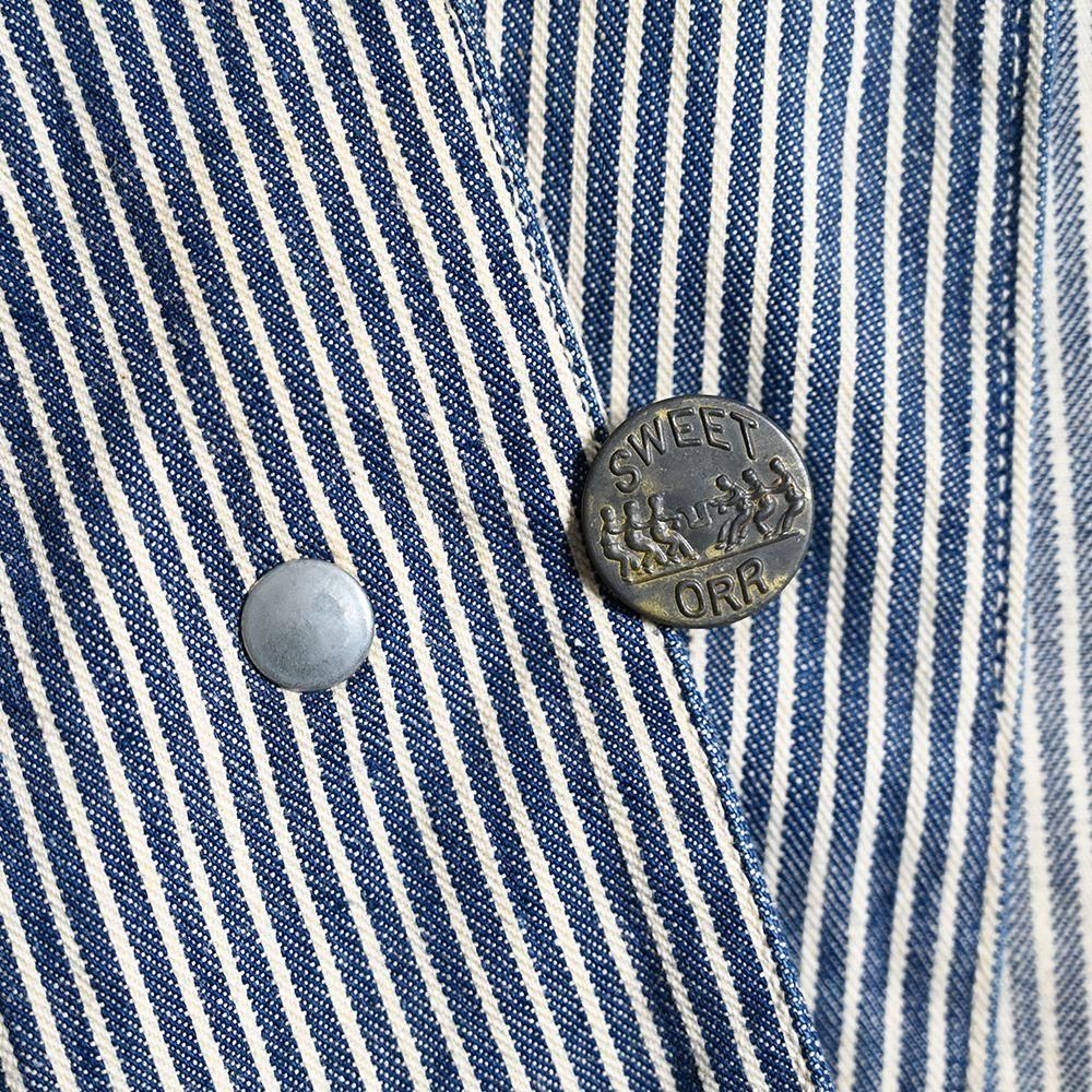 SWEET-ORR HICKORY-STRIPED COVERALL（Around WW2/MINT