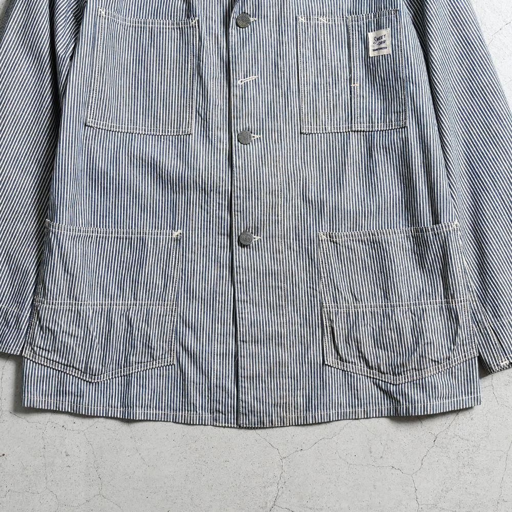 SWEET-ORR HICKORY-STRIPED COVERALL（Around WW2/MINT