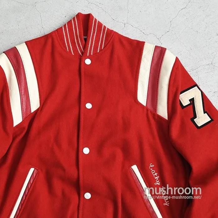 OLD AWARD JACKET WITH DEVIL PATCH（36/DEADSTOCK） - 古着屋