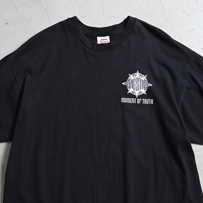 GANG STARR RAP T-SHIRT（90'S/MOMENT OF TRUTH/XX-LARGE） - 古着屋 ｜  mushroom(マッシュルーム) ヴィンテージクロージングストア