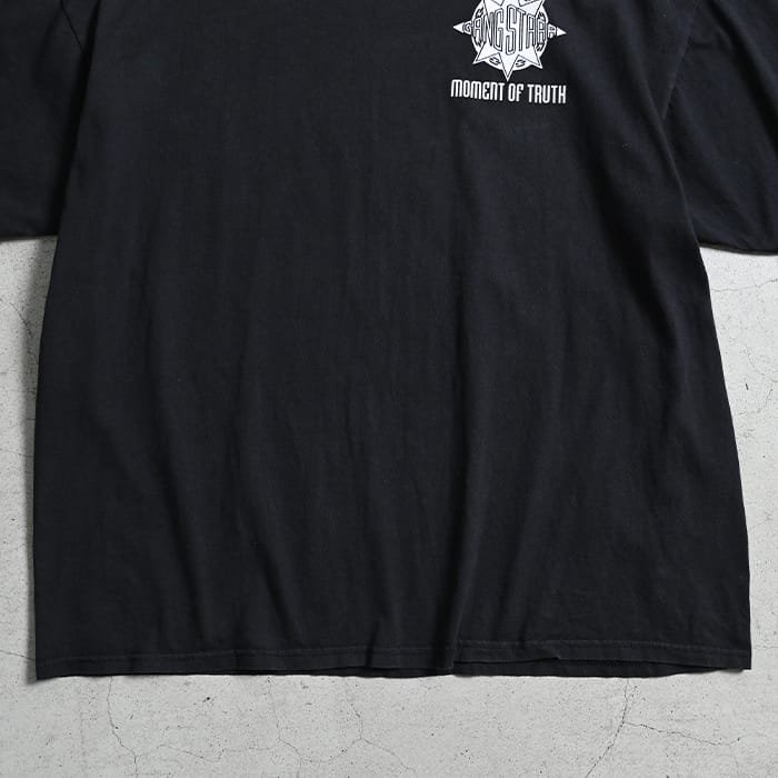 GANG STARR RAP T-SHIRT（90'S/MOMENT OF TRUTH/XX-LARGE） - 古着屋 ｜  mushroom(マッシュルーム) ヴィンテージクロージングストア