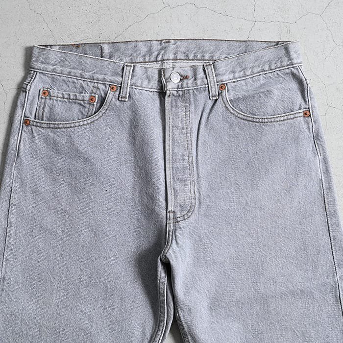LEVI'S 501-0648 GRAY JEANS（GOOD CONDITION/W34L30） - 古着屋 