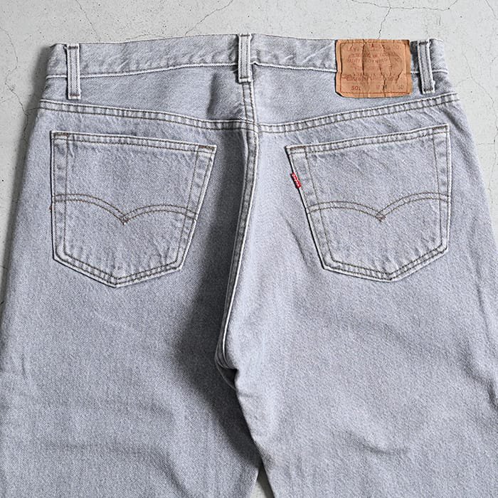 LEVI'S 501-0648 GRAY JEANS（GOOD CONDITION/W34L30） - 古着屋 