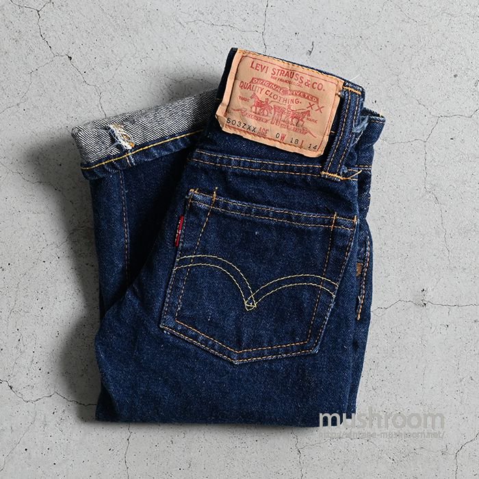 LEVI'S 503ZXX JEANS（AGE0/MINT CONDITION） - 古着屋 ｜ mushroom 