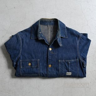 HERCULES DENIM COVERALL WITH CHINSTRAP1930'S/GOOD CONDITION