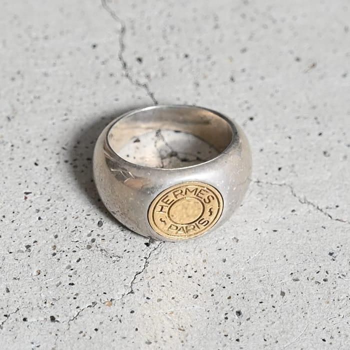 VINTAGE HERMES　エルメス リング　Ring ヴィンテージ　925 今買って“得”なヴィンテージエルメスは「80s〜90s金×銀コンビリング