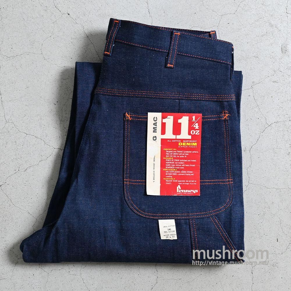 BIG MAC DENIM PAINTER PANTS（DEADSTOCK/W34L32） - 古着屋 ｜ mushroom(マッシュルーム)  ヴィンテージクロージングストア