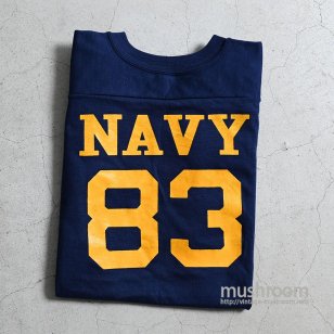 CHAMPION NAVY FOOTBALL T-SHIRT1970'S/DEADSTOCK/LARGE