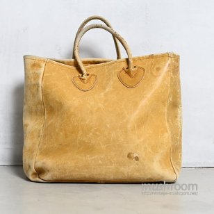 L.L.BEAN LEATHER CARRYALL BAG1970'S/AMAZING AGING