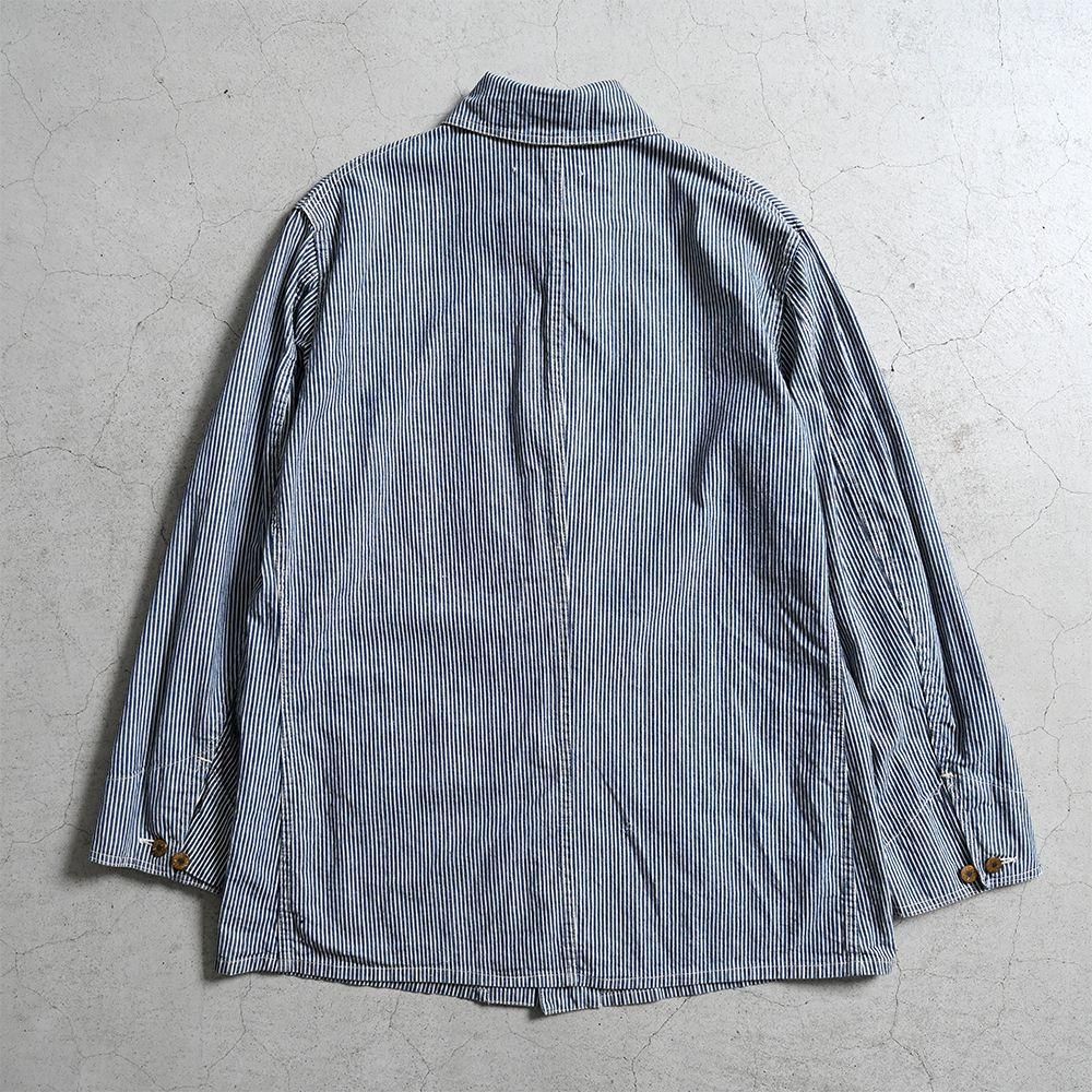 ヴ*ス様 40年代ヴィンテージSWEET ORR ヒッコリーストライプ カバーオ SWEET-ORR HICKORY-STRIPED COVERALL（Around WW2/MINT
