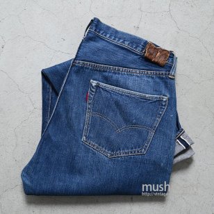 LEVI'S 501XX JEANS WITH LEATHER PATCH'47 MODEL/GOOD FADE