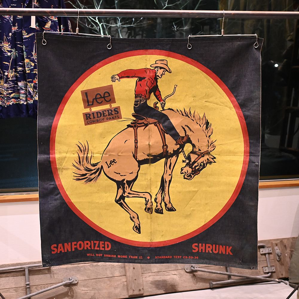 Lee RIDERS DENIM BANNER（1950'S/GOOD CONDITION） - 古着屋 ｜ mushroom(マッシュルーム)  ヴィンテージクロージングストア