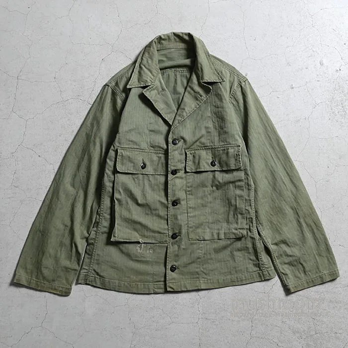 WW2 U.S.NAVY HBT JACKET（DOWN POCKET/SZ 36） - 古着屋 ｜ mushroom 