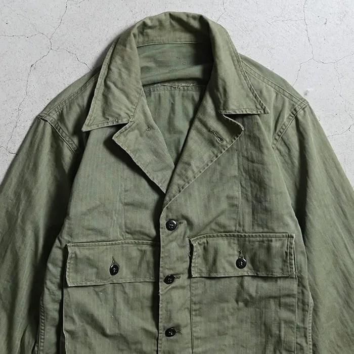 WW2 U.S.NAVY HBT JACKET（DOWN POCKET/SZ 36） - 古着屋