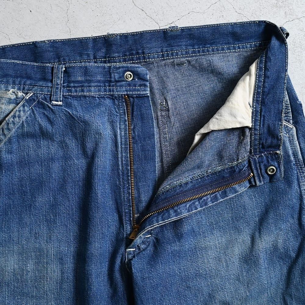 Enharmonic TAVERN/日本製/レザートリム/コットンリネン/JKT 美品】Enharmonic TAVERN レザートリム コットン リネンJKT