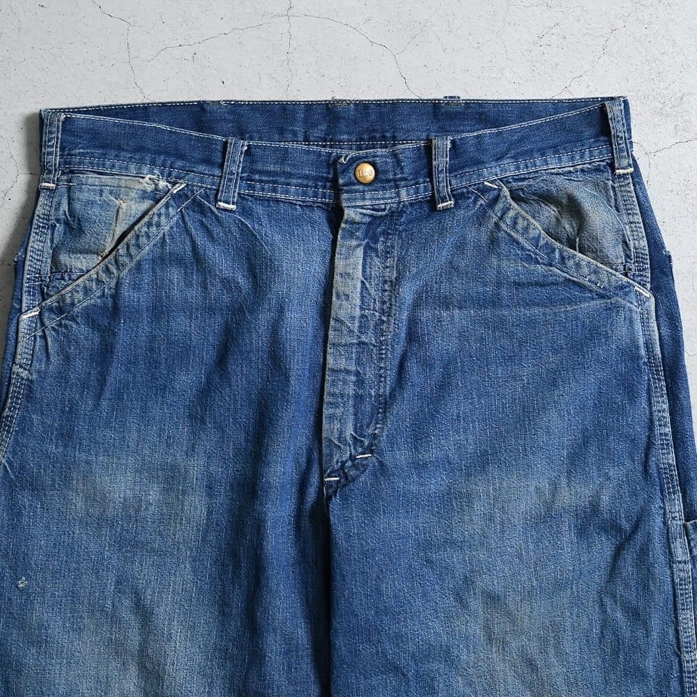 パンツ 60s 70s lee 11Z painter pants 70s Lee DEAD STOCK 11Z DENIM PAINTER PANTS. | 古着屋【True vintage