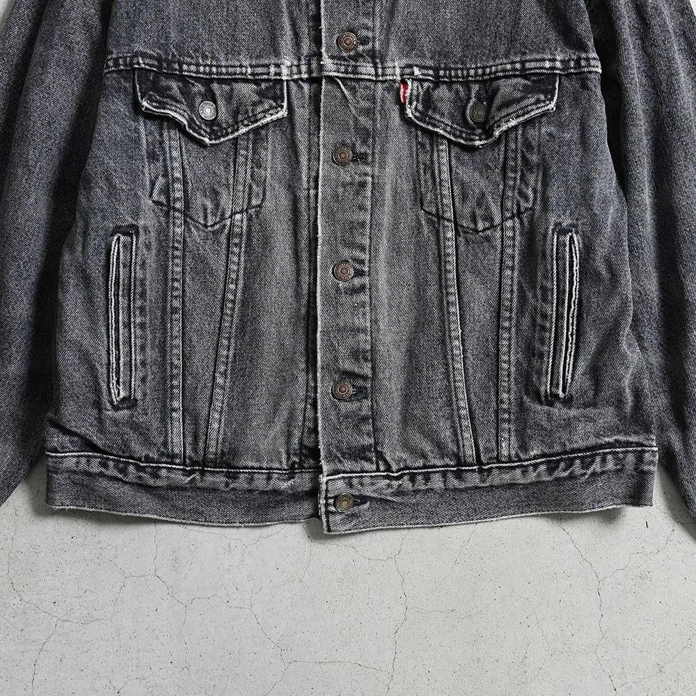 LEVI'S 70507-4858 BLACK DENIM JACKET（MEDIUM/GOOD CONDITION
