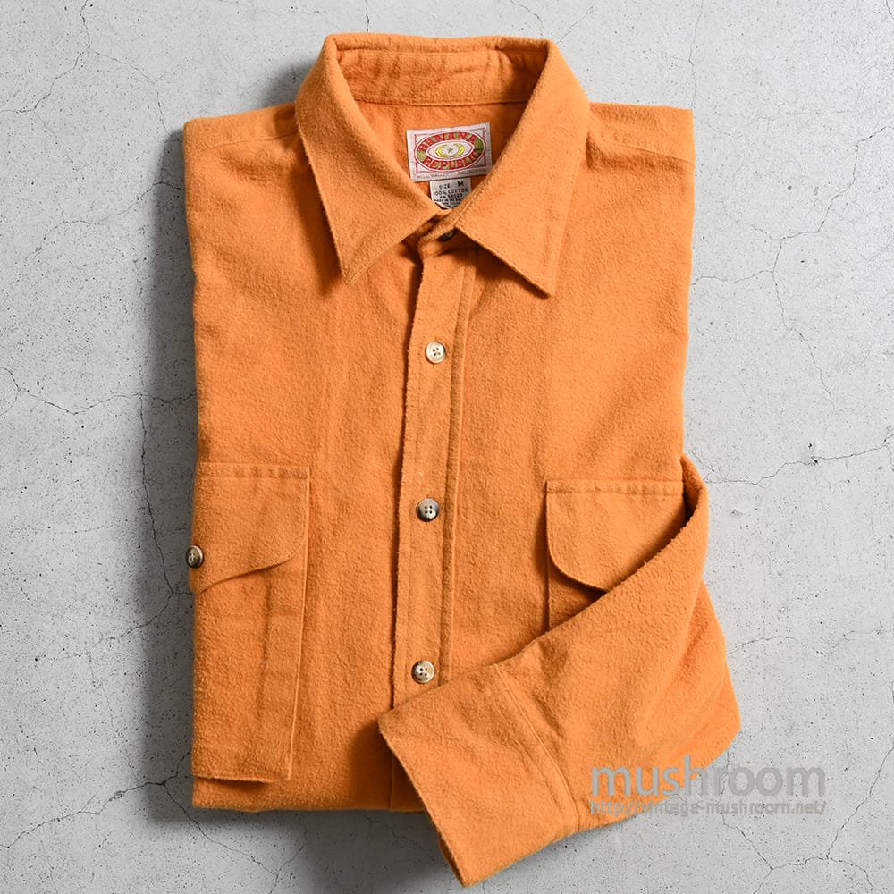 BANANA REPUBLIC L/S CHAMOIS CLOTH SHIRT（MEDIUM/GOOD CONDITION） - 古着屋 ｜  mushroom(マッシュルーム)　ヴィンテージクロージングストア